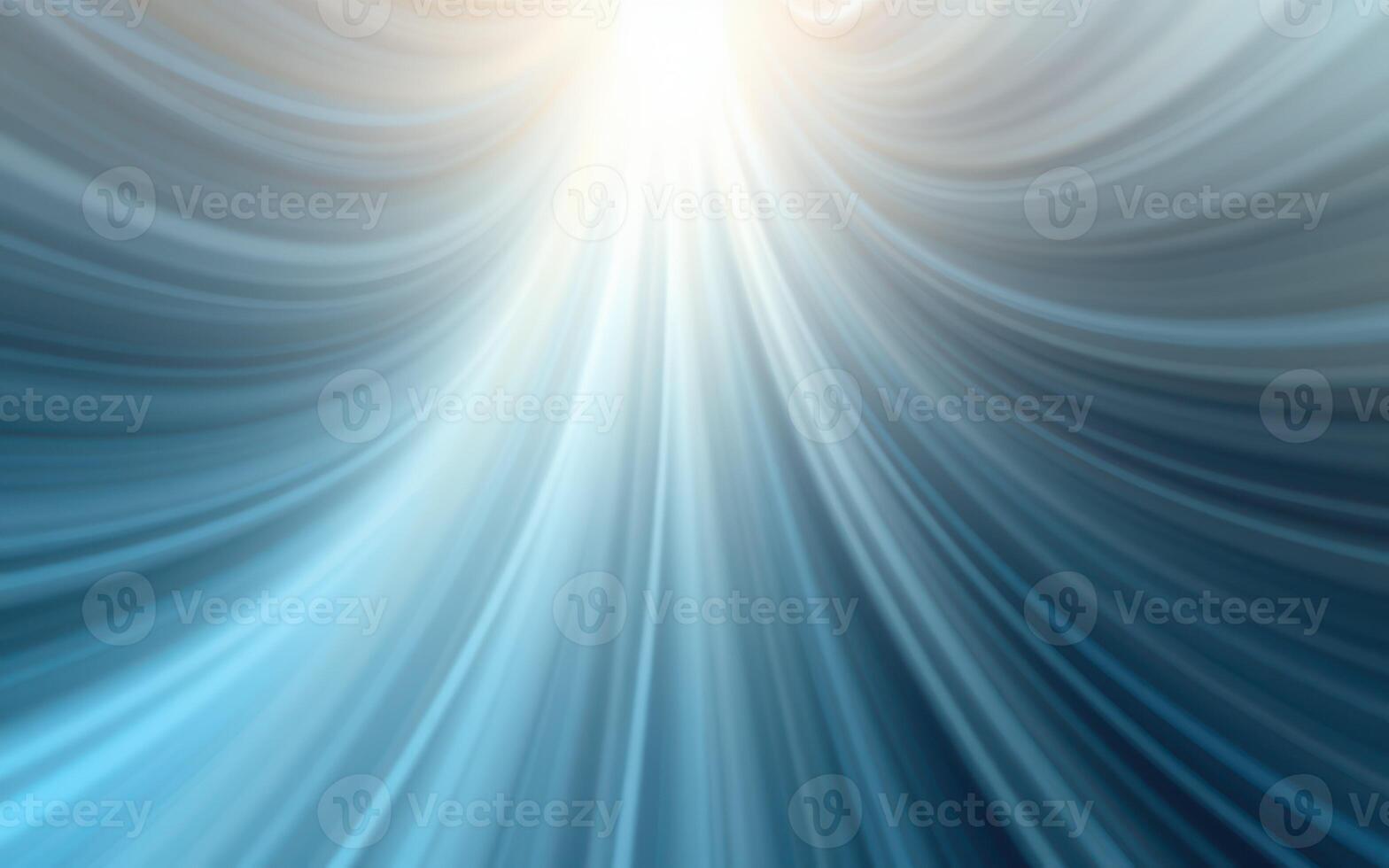 Soft blue light radiates from the center in an abstract display of flowing lines and gentle curves photo