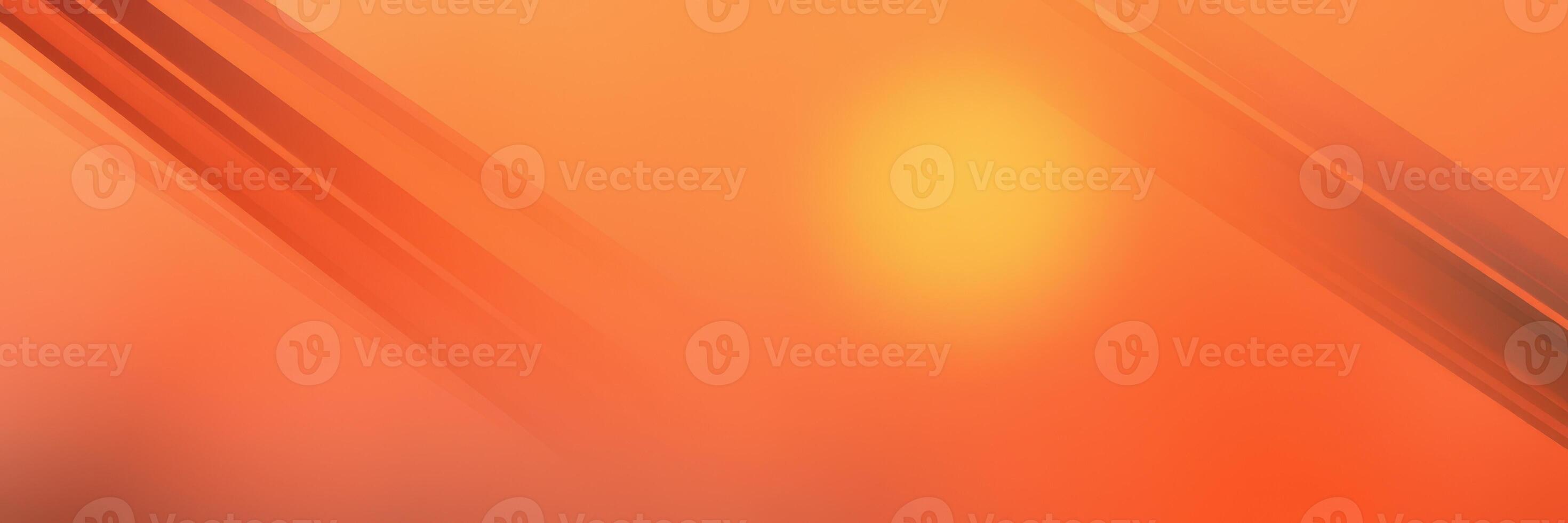 Beautiful sunset with vivid orange sky and rays spreading over the landscape during evening hours photo