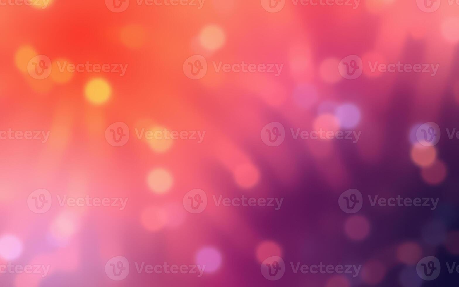 Colorful abstract background with vibrant bokeh effects creating a dreamy atmosphere at dusk photo
