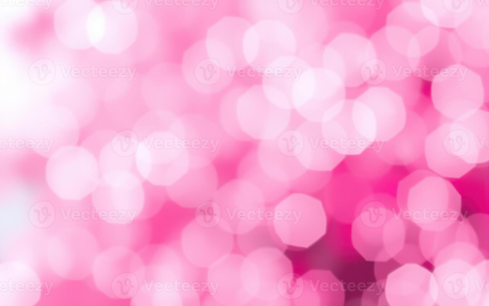 Colorful and vibrant pink bokeh background creates a dreamy atmosphere for various creative projects photo