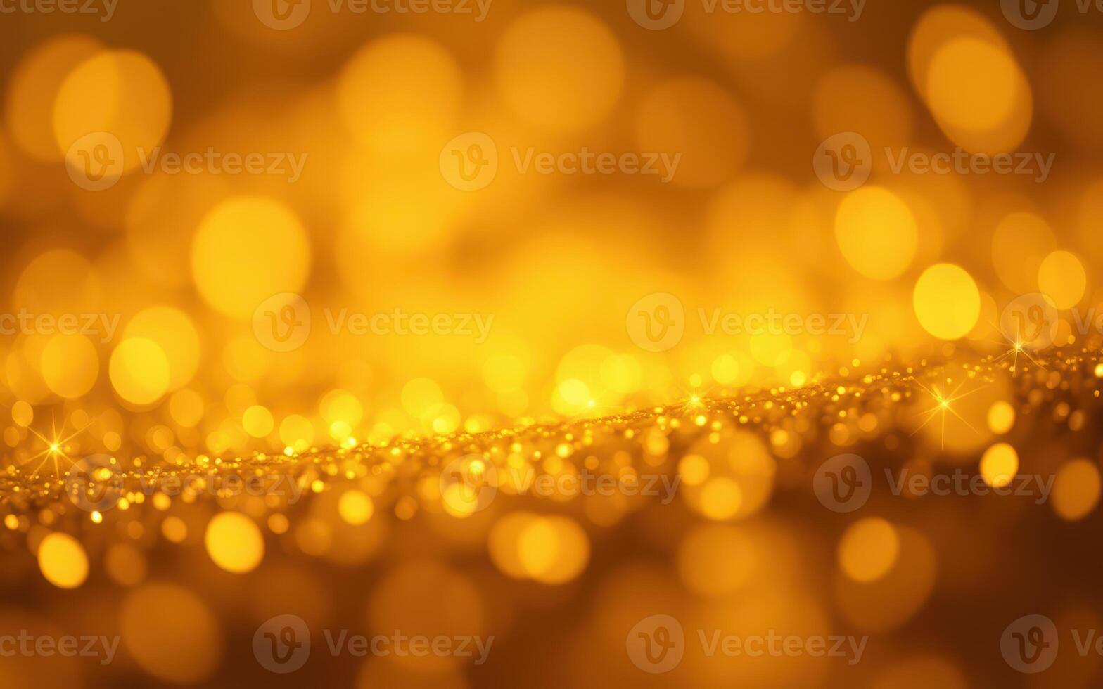 Sparkling golden lights create a magical atmosphere during the evening event in a festive setting photo