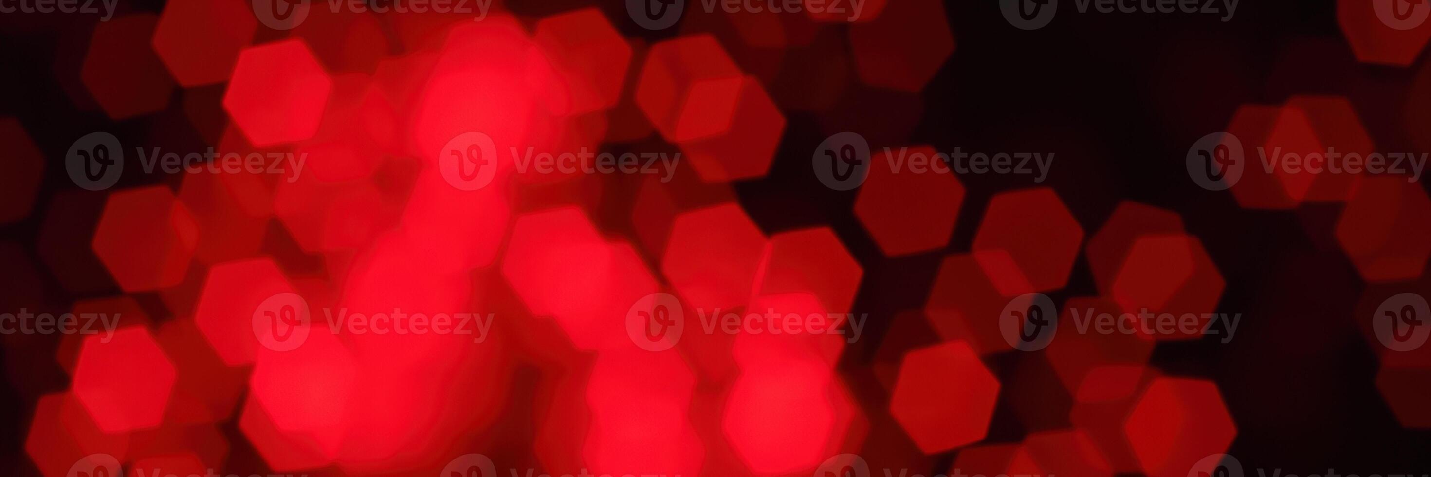Colorful abstract red bokeh background creates a vibrant atmosphere for any artistic project or event decoration photo
