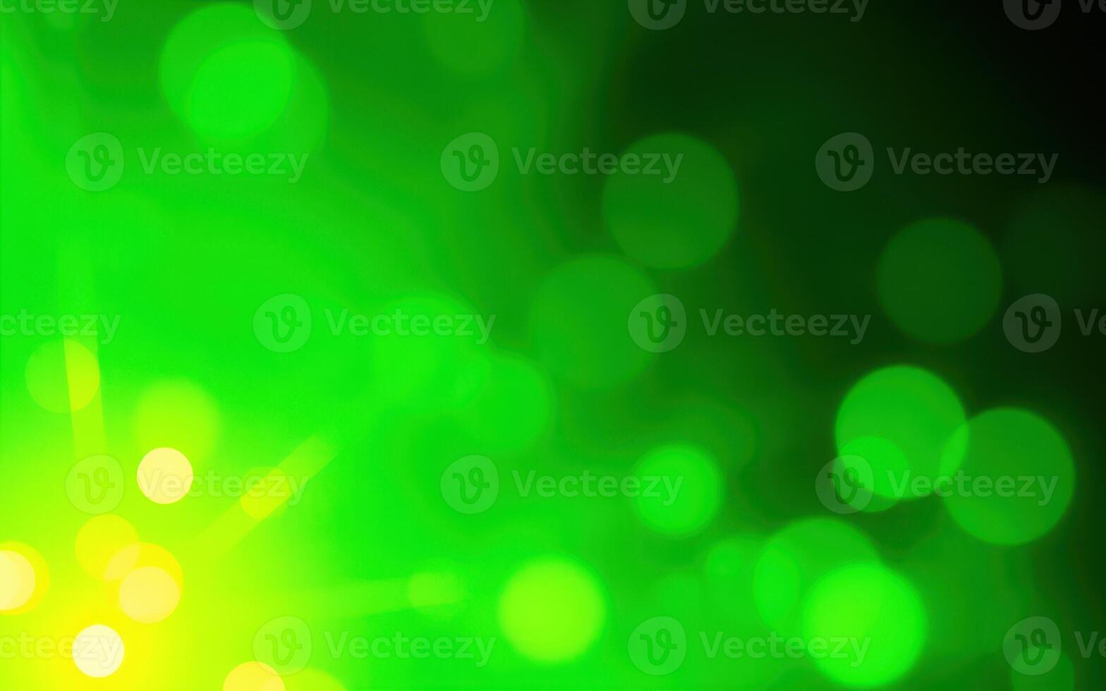 Vibrant abstract green bokeh background creates a lively atmosphere for celebrations and gatherings photo