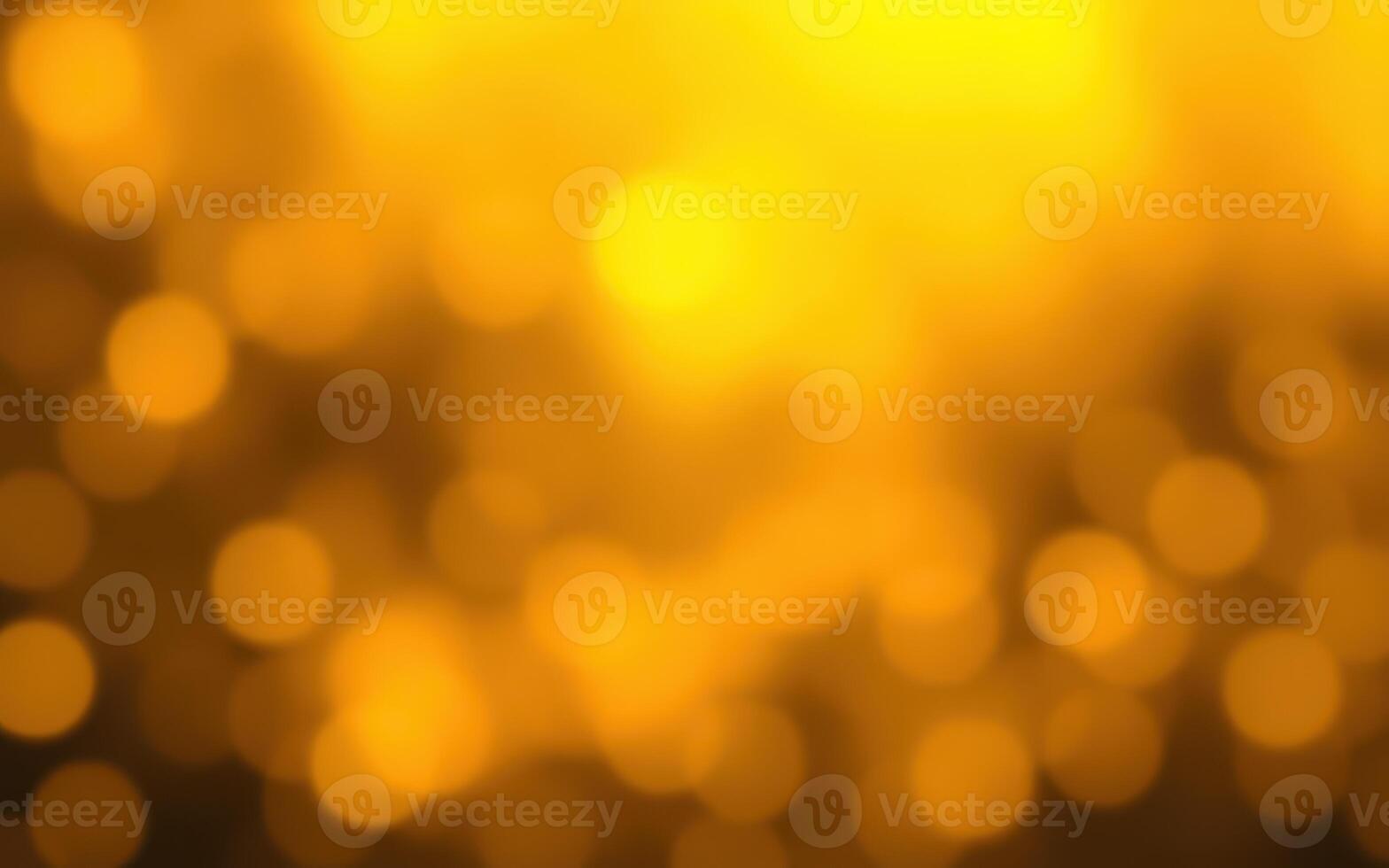 Vibrant golden bokeh lights create a warm atmosphere during a festive evening celebration photo