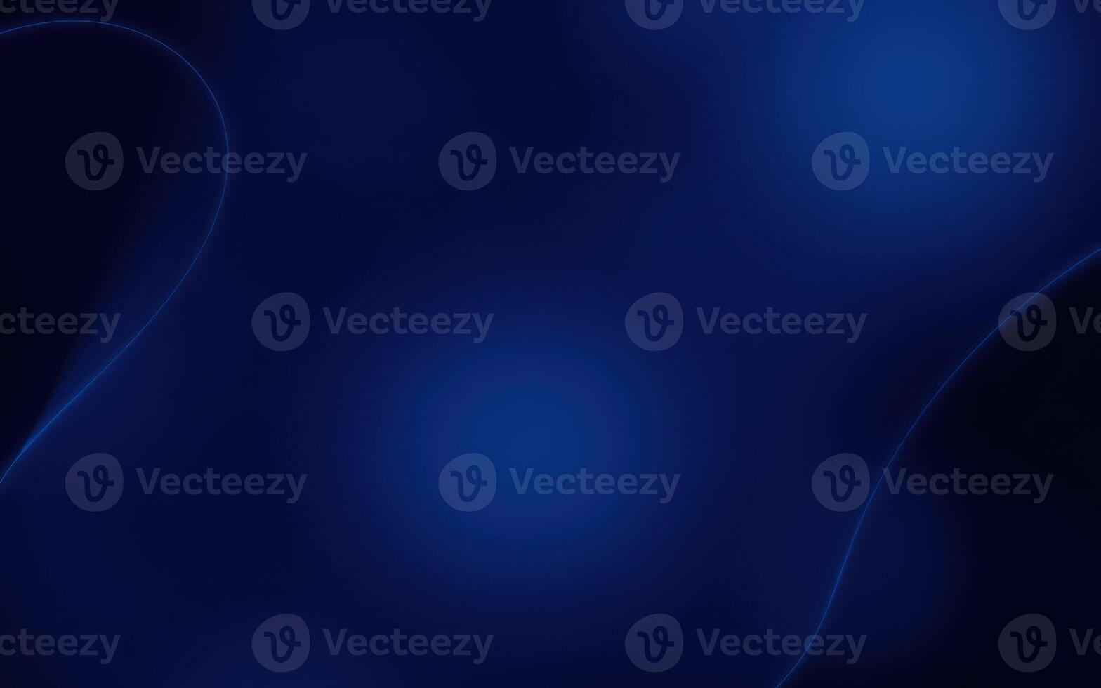 Abstract blue background with soft glowing shapes creating a calm atmosphere for design projects photo