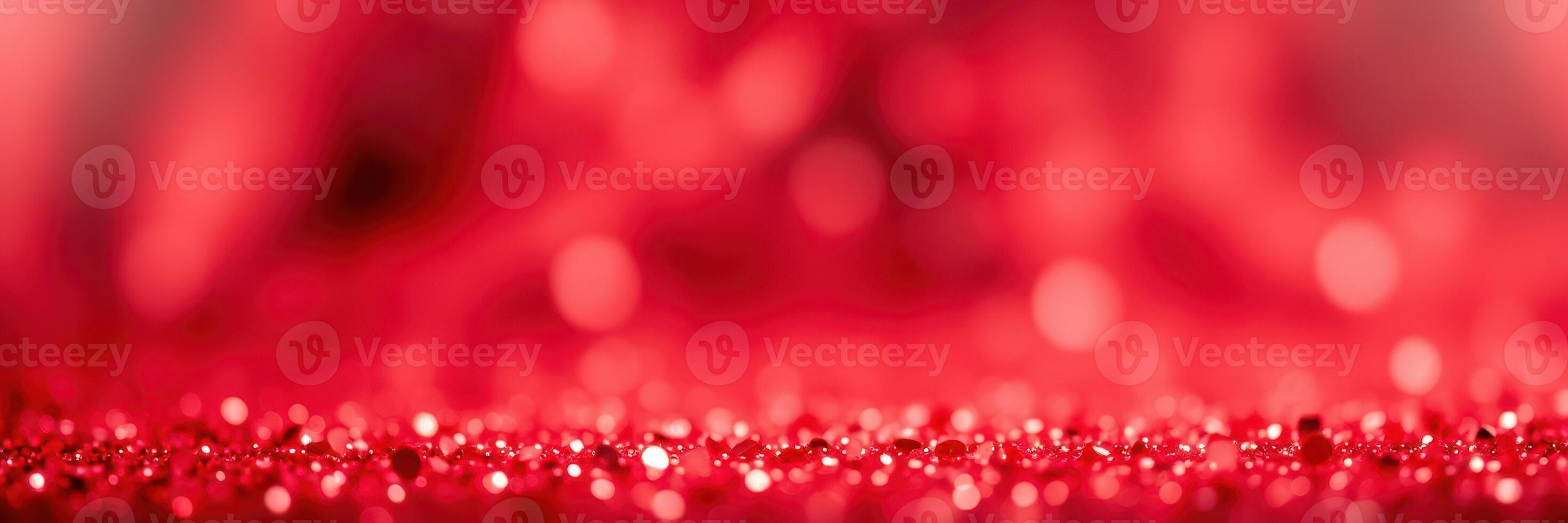 Sparkling red glitter background creates a vibrant and festive atmosphere perfect for celebrations and events photo