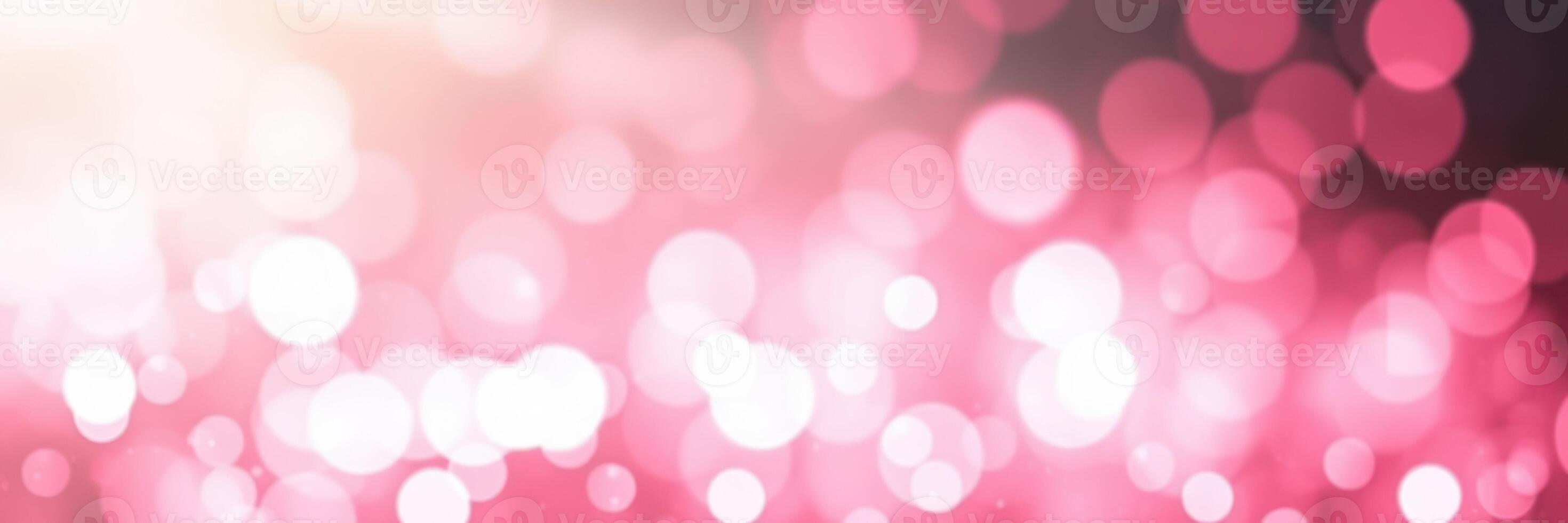 Soft pink glitter background with bokeh effects for creative designs and festive themes photo