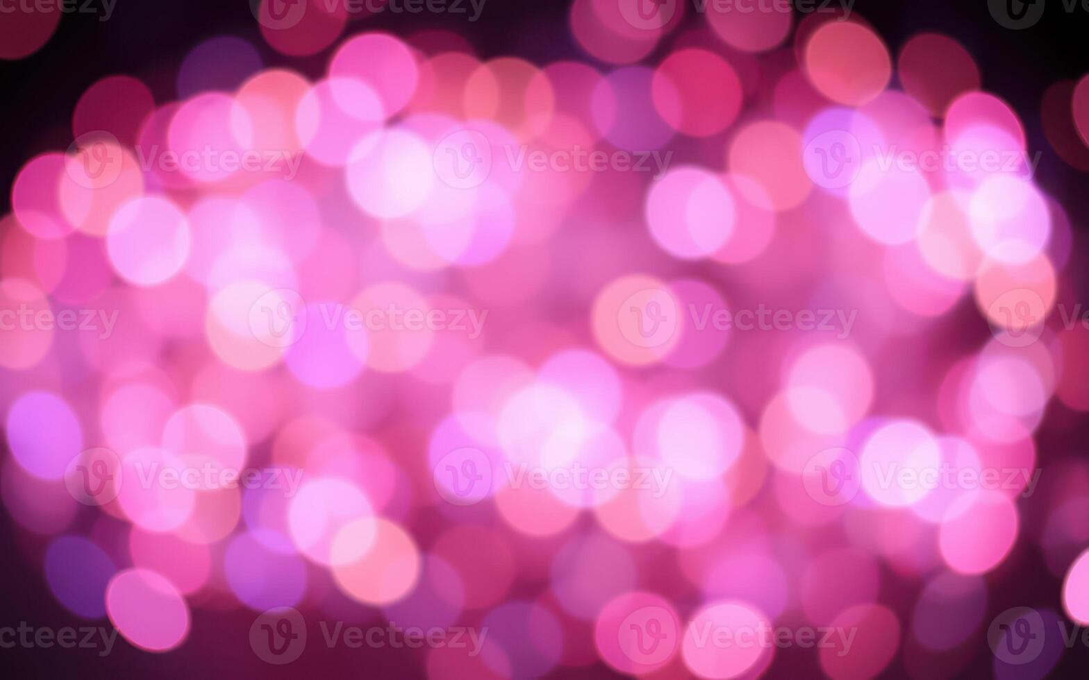 Bright pink bokeh lights create a dreamy atmosphere for celebrations or creative projects photo