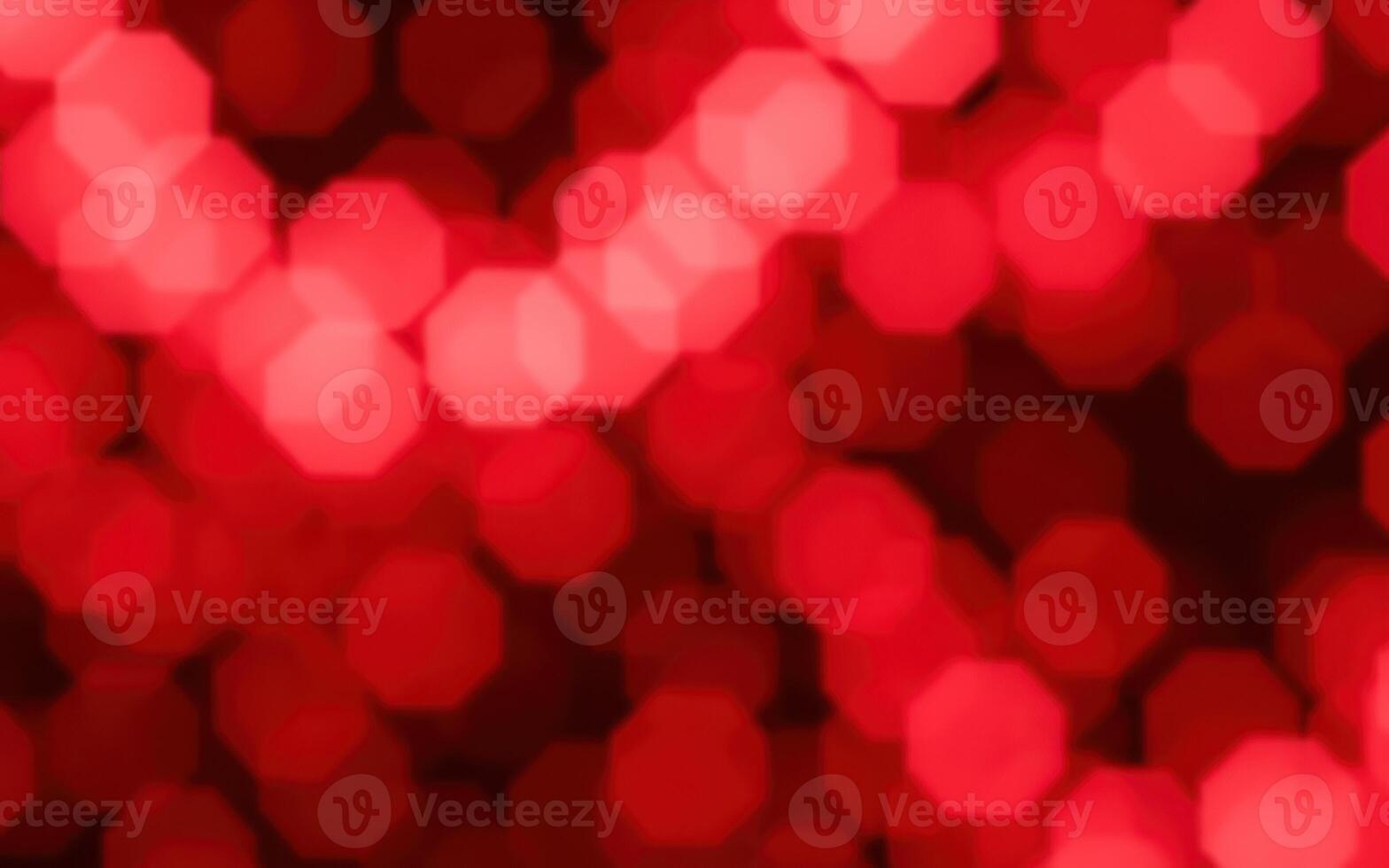 Vibrant red abstract background with blurred bokeh effect for creative designs and artistic projects photo