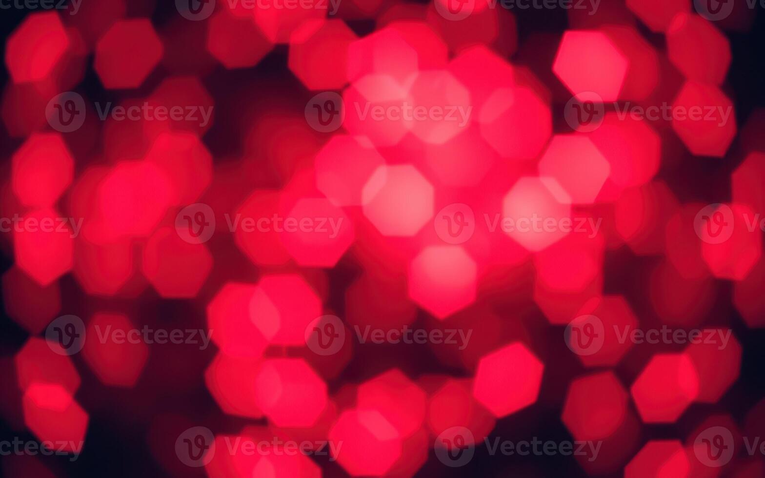 Vibrant red bokeh lights creating an expressive and captivating atmosphere during evening celebrations photo