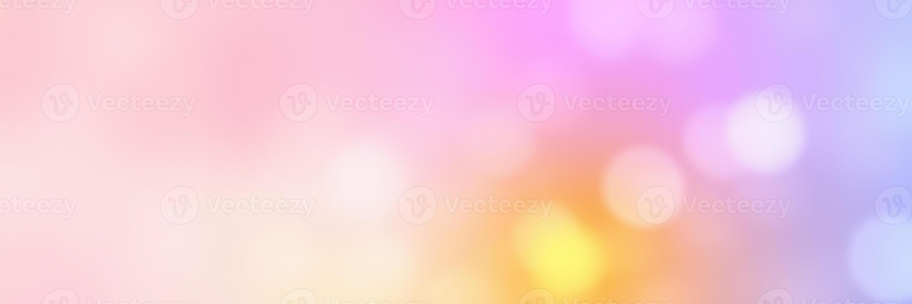 Colorful abstract background with soft gradients and bokeh effects creates a dreamy atmosphere suitable for various designs photo