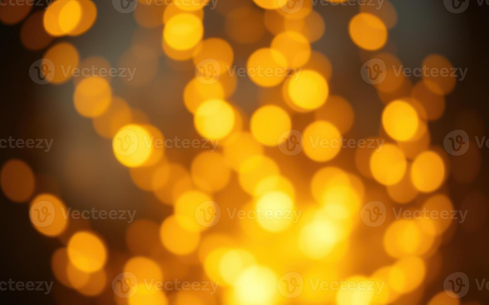 Warm golden bokeh lights create a festive atmosphere in a cozy indoor setting during the evening hours photo