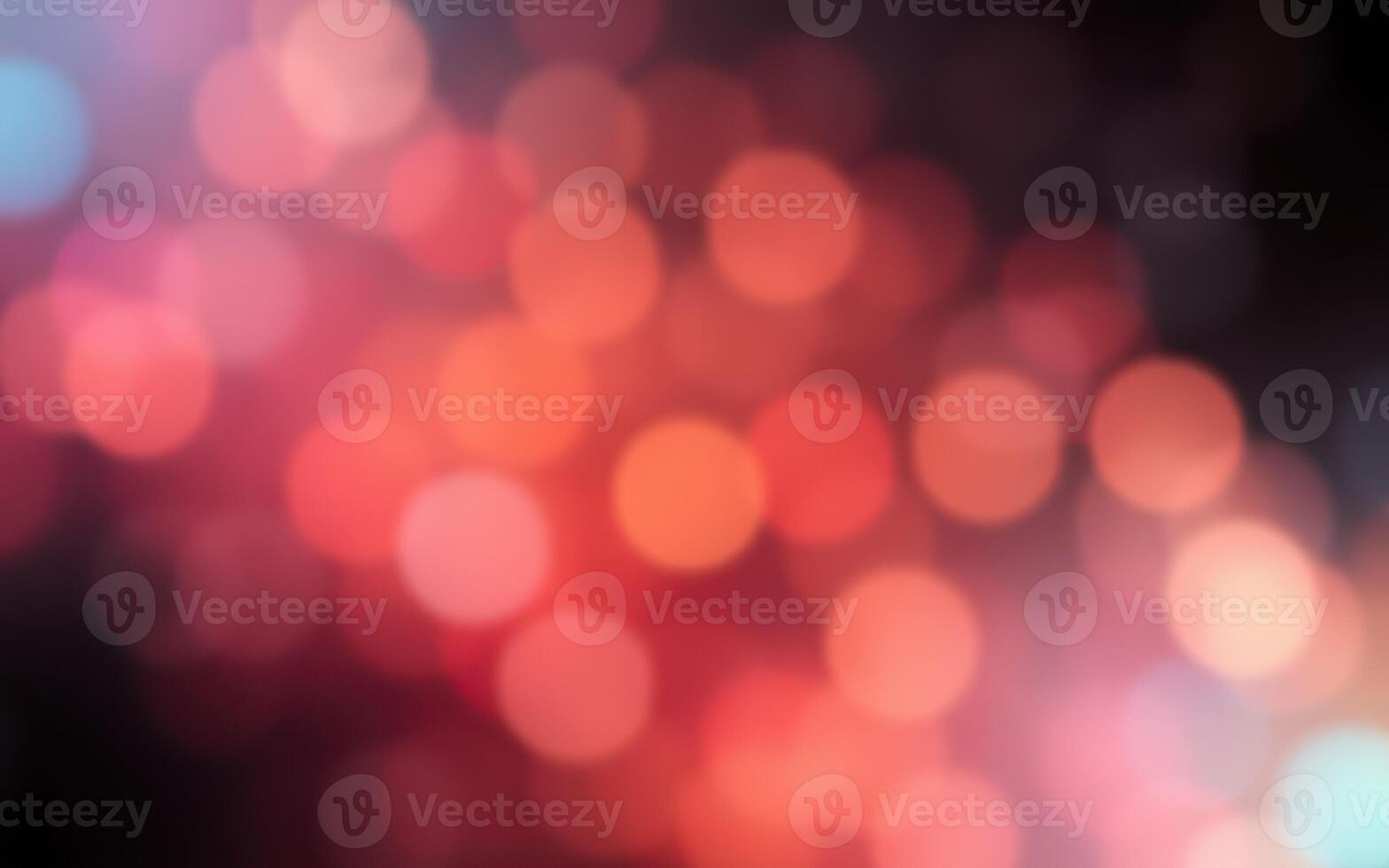 Colorful bokeh lights create a festive atmosphere at night during a celebration with people enjoying sound and dance photo
