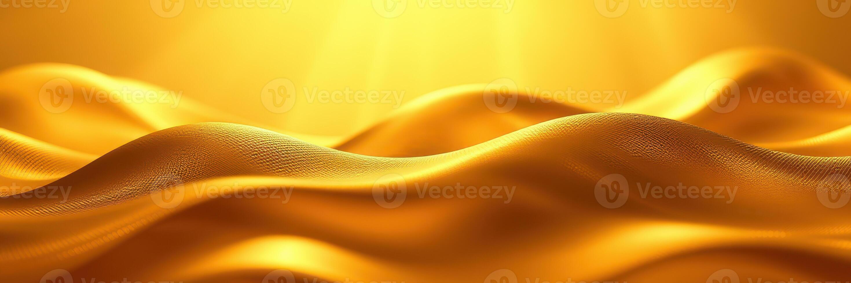 Golden waves ripple under warm sunlight creating a serene and tranquil atmosphere in a peaceful setting photo
