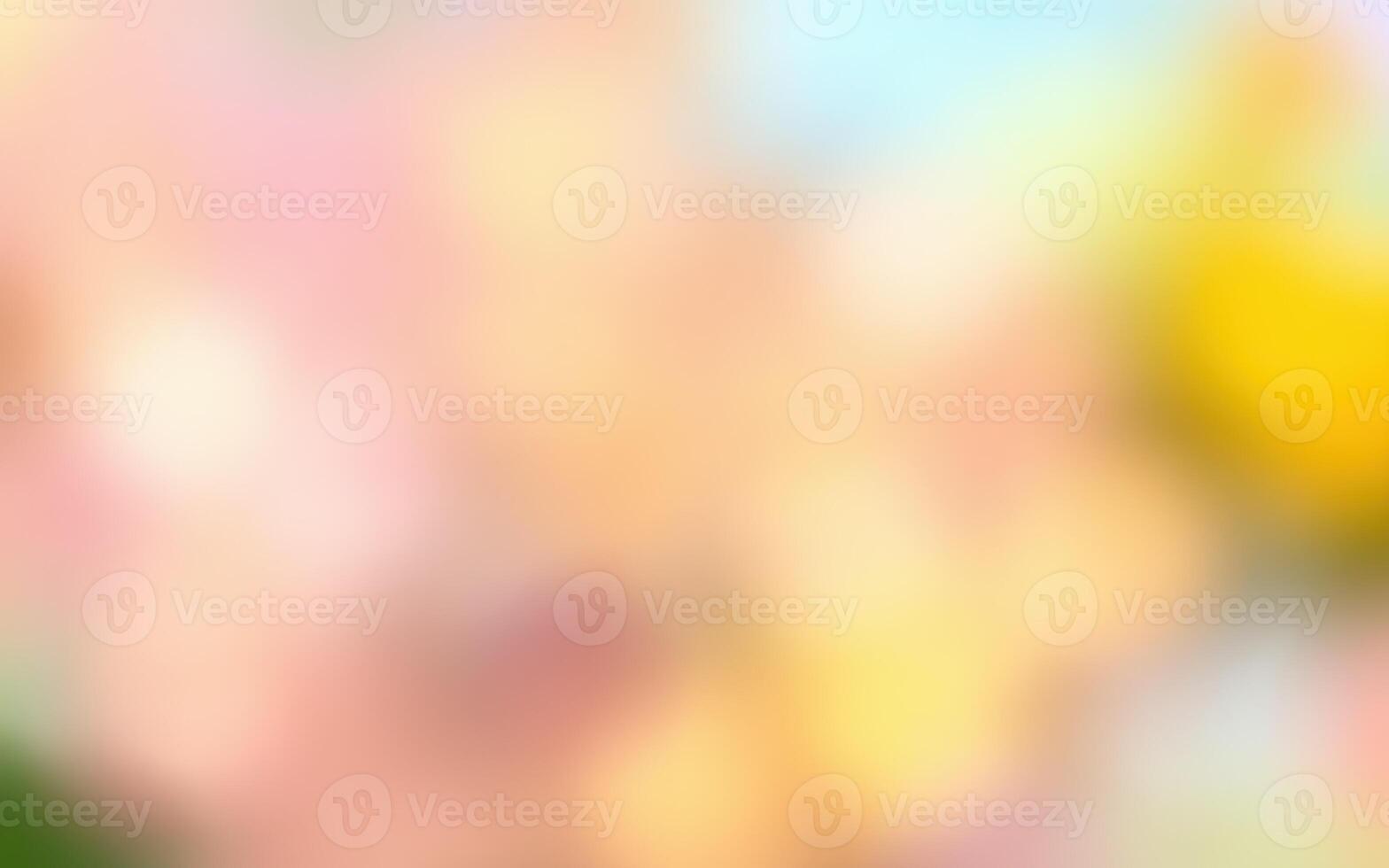 Colorful blossoms create a vibrant spring atmosphere in a blooming garden on a sunny day photo