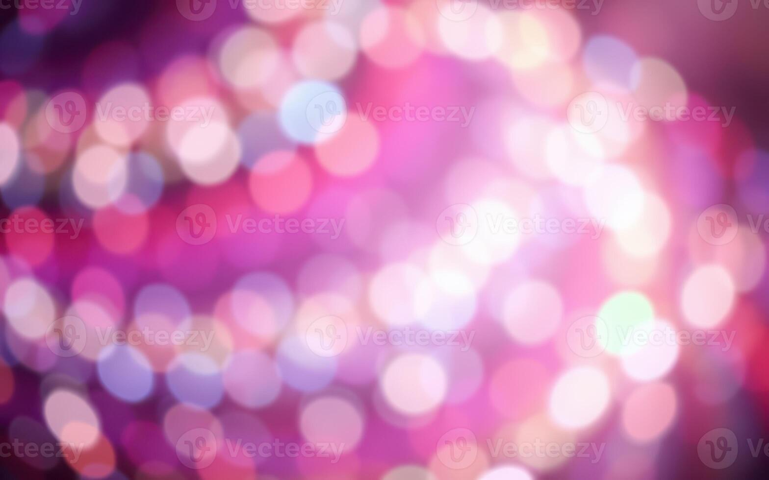 Colorful bokeh lights create a dreamy atmosphere at a night event with vibrant colors and soft focus effects photo