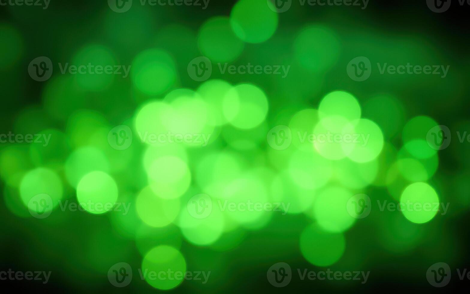 Green bokeh lights create a dreamy atmosphere during evening celebrations in a festive setting photo