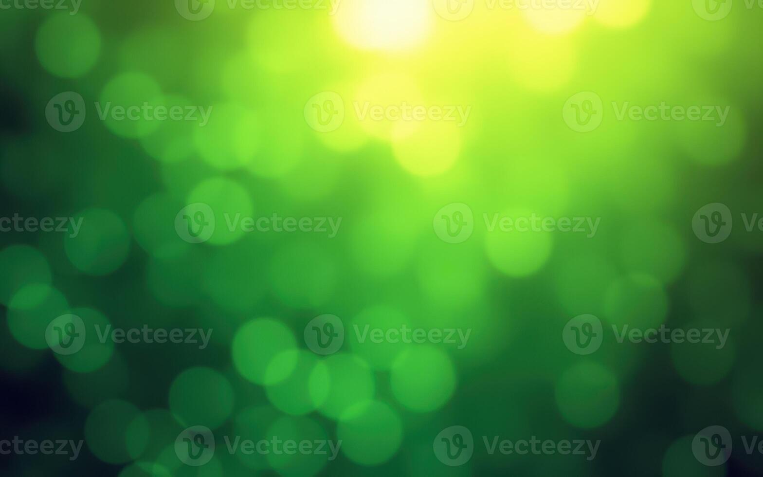Abstract green bokeh background creating an ambiance of tranquility and nature inspired atmosphere photo