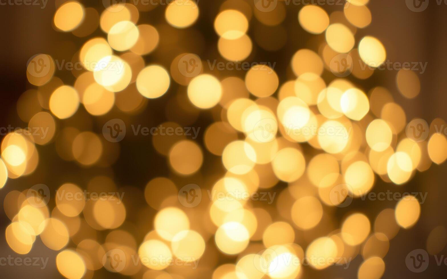 Warm golden lights illuminate a festive setting on a cozy winter evening perfect for gathering and celebration photo