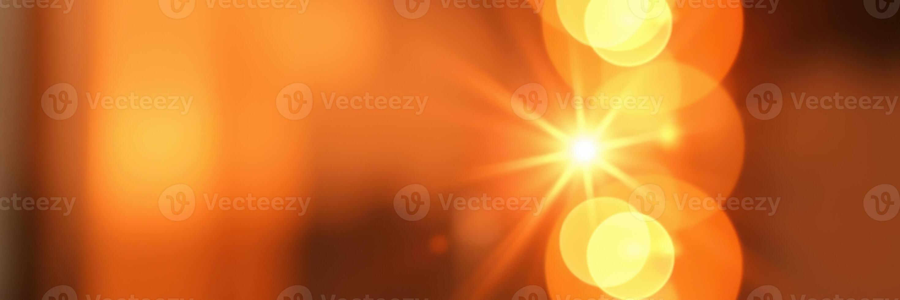 Bright sunlight creates beautiful bokeh effect with warm tones in a cozy indoor setting during late afternoon photo