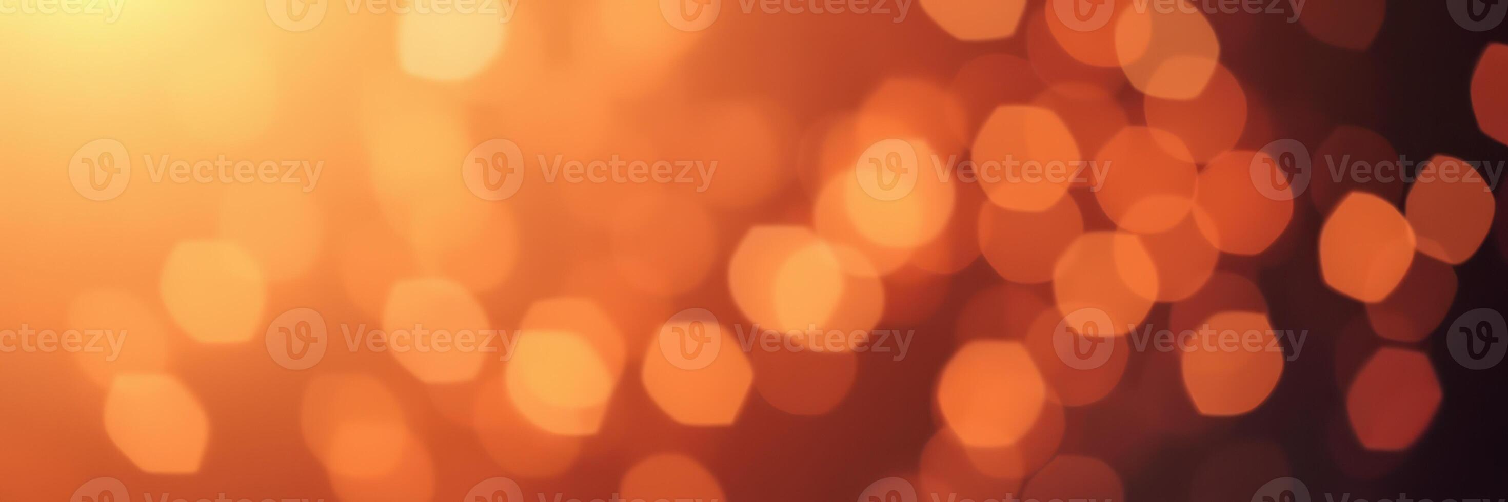 Warm golden bokeh created by soft lighting in a cozy indoor setting during evening hours photo