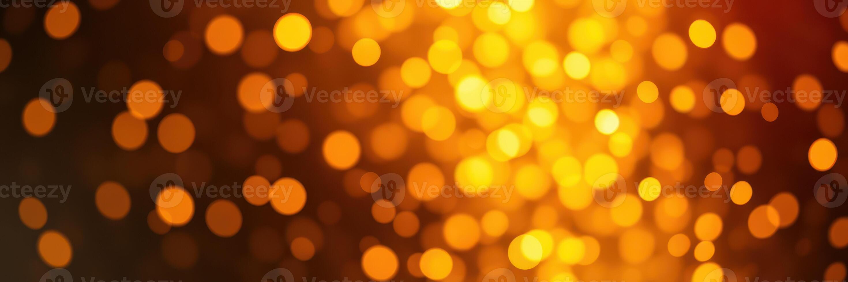 Golden bokeh lights create a warm and festive atmosphere for celebrations and events during evening gatherings in a cozy setting photo