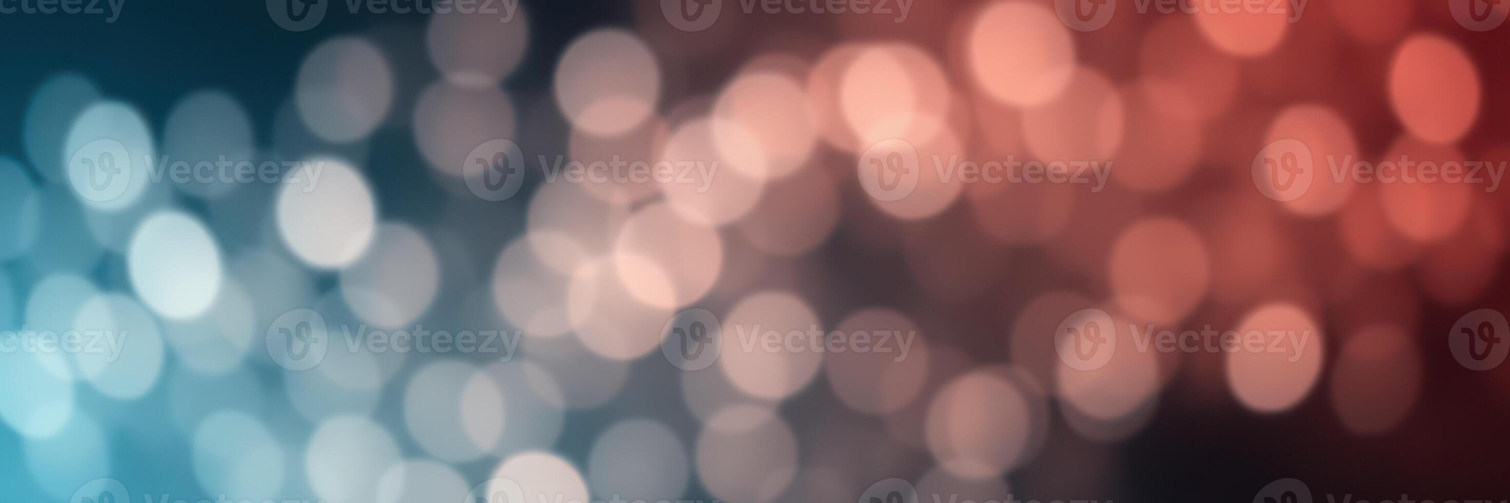 Colorful blurry bokeh lights create a vibrant atmosphere for a celebration or event at night photo