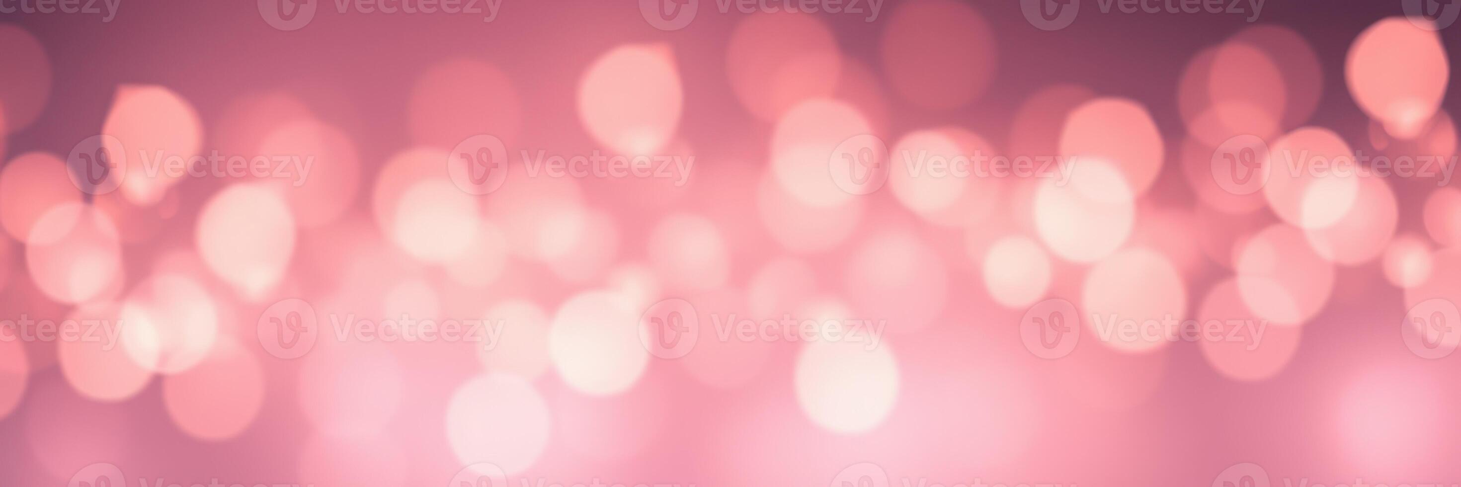Soft pink bokeh lights create a dreamy atmosphere suitable for various occasions and celebrations photo