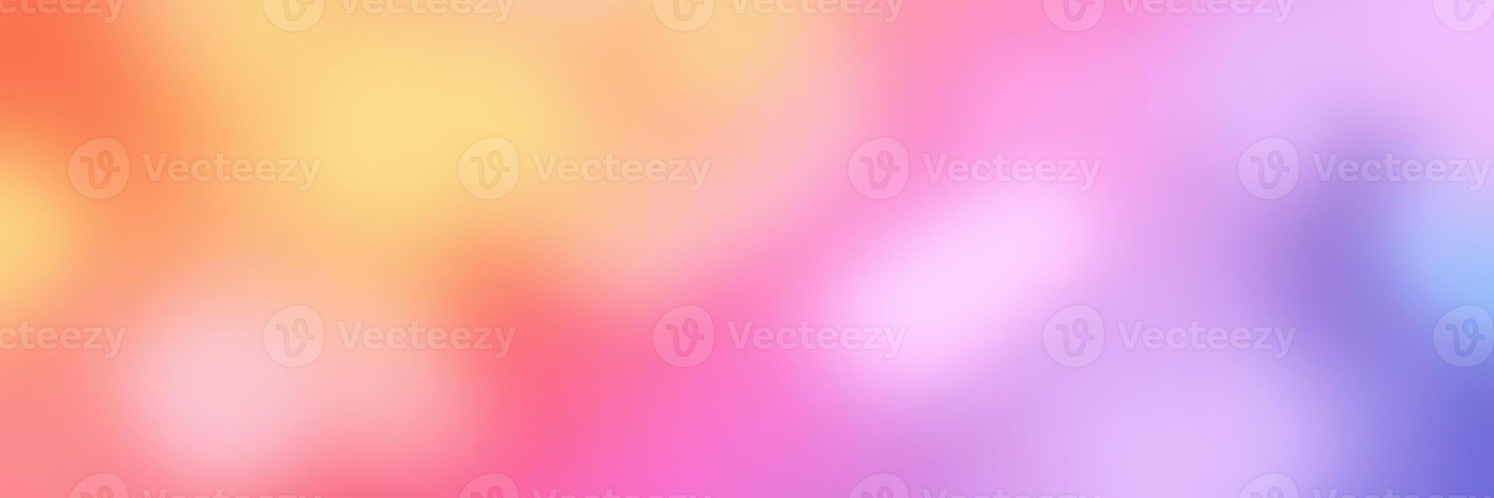 Colorful abstract background blending soft hues of pink, orange, and purple in a captivating display of light and color photo