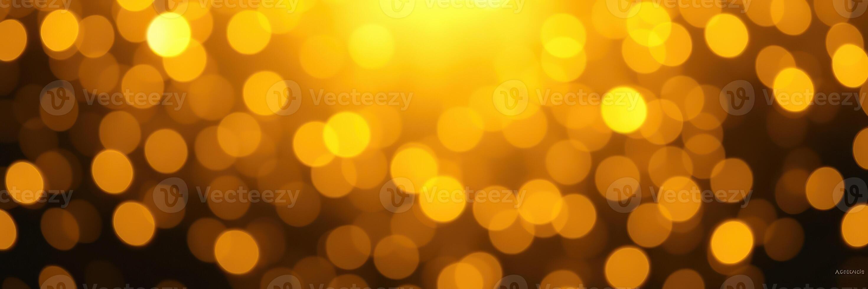 Golden bokeh lights create a magical atmosphere, enhancing festive celebrations during nighttime events and gatherings photo