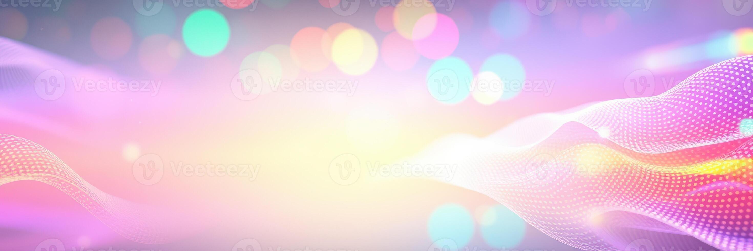Colorful abstract background with glowing lights creating a vibrant, dynamic atmosphere for creative design photo