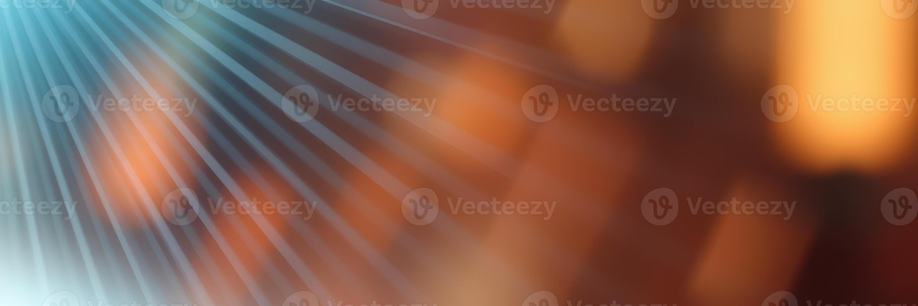 Light rays and bokeh effects create a luminous abstract backdrop during evening gathering photo
