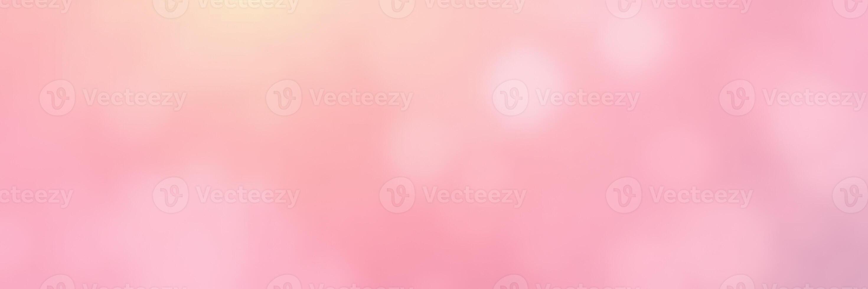 Soft pink bokeh background creating a serene and dreamy atmosphere for creative design projects photo