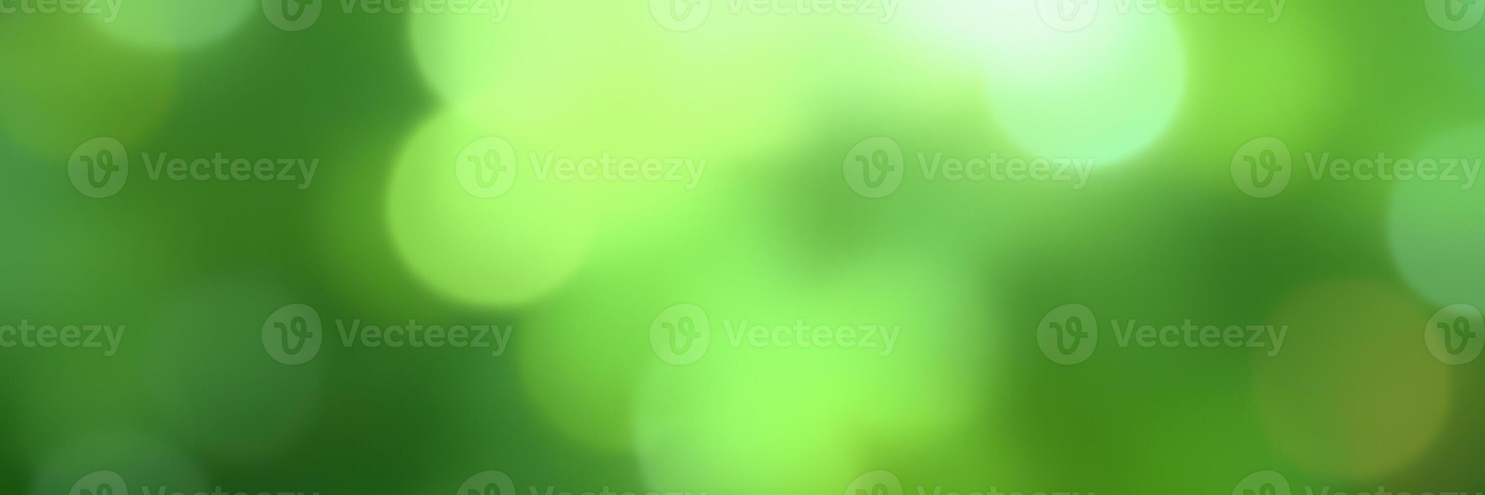 Nature's vibrant green bokeh creates a refreshing and calming atmosphere in a sunny outdoor setting during spring photo