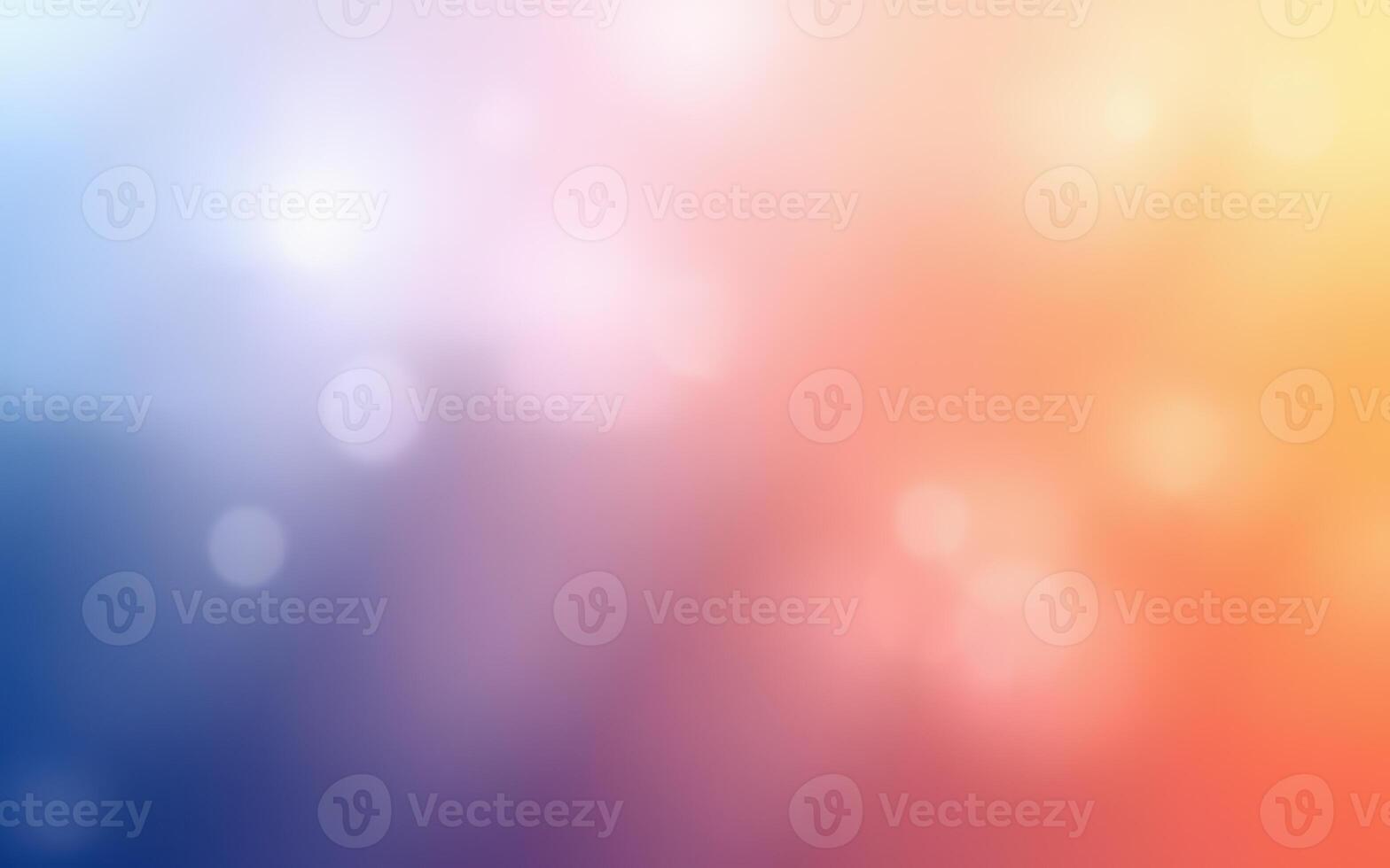 Colorful abstract background with soft gradients and bokeh effects in warm and cool tones photo