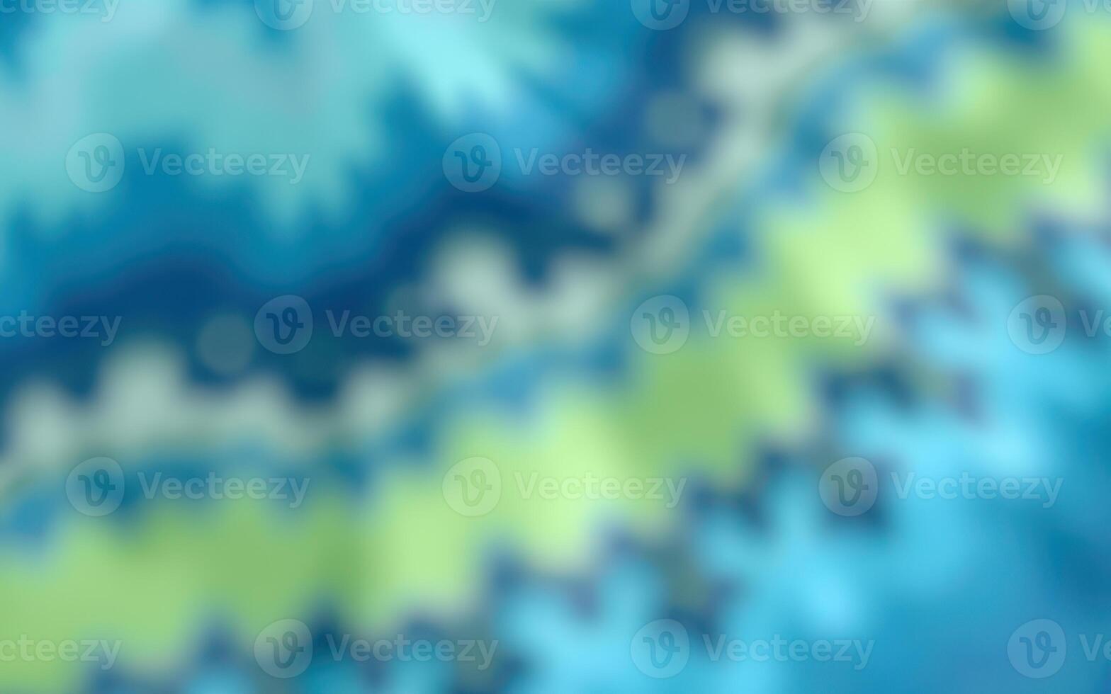 Bright abstract pattern with blue and green colors highlighting vibrant textures and fluid shapes photo