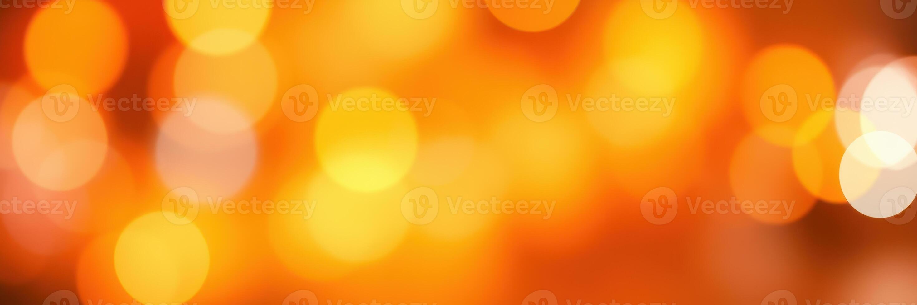 Vibrant bokeh lights create a warm atmosphere during a festive evening celebration in a bustling city photo