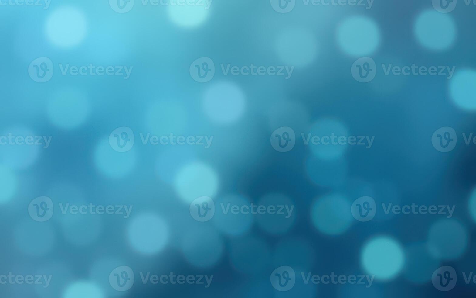 Beautiful blue bokeh background creating a serene and calming atmosphere for design and decoration photo