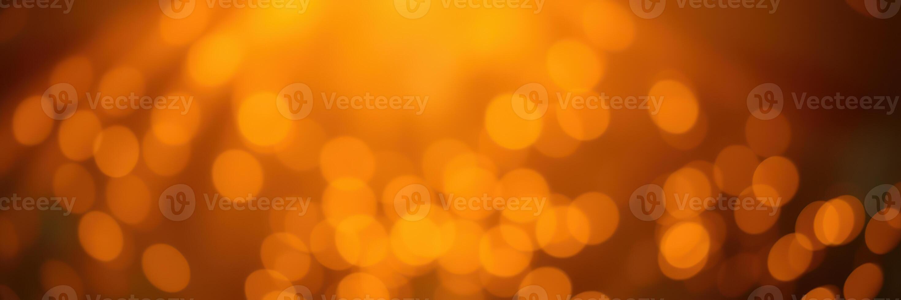 Bright golden bokeh lights create a warm and festive atmosphere in an evening celebration photo