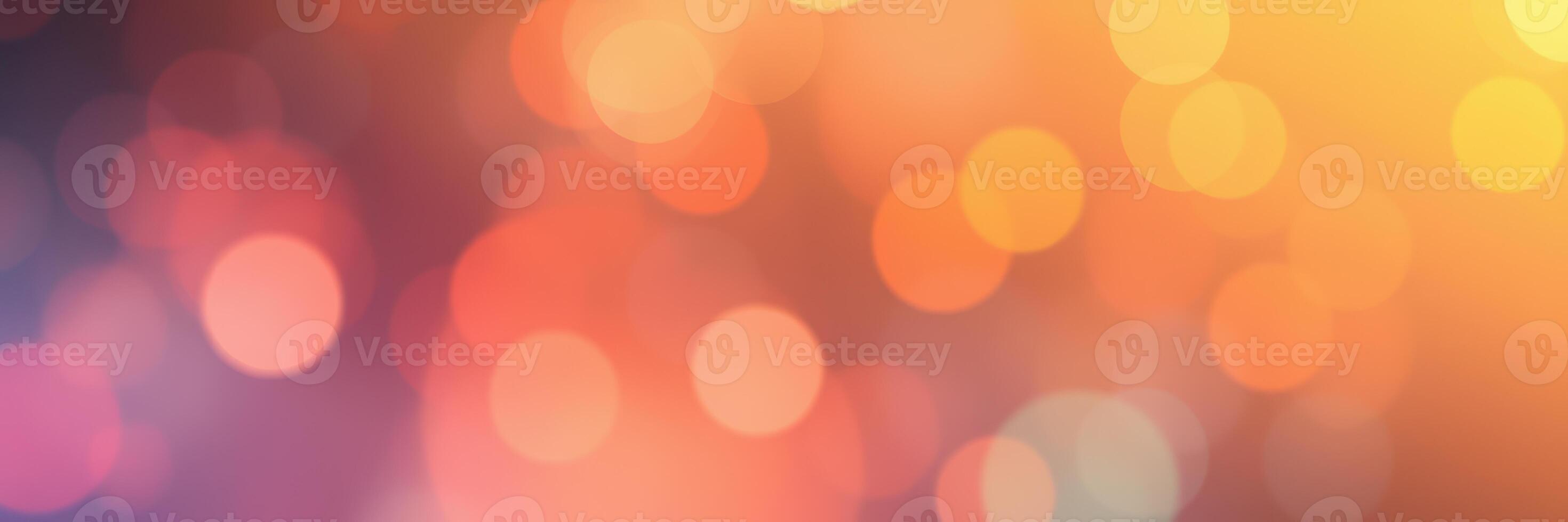 Colorful bokeh lights creating a festive atmosphere perfect for celebrations and gatherings at night photo
