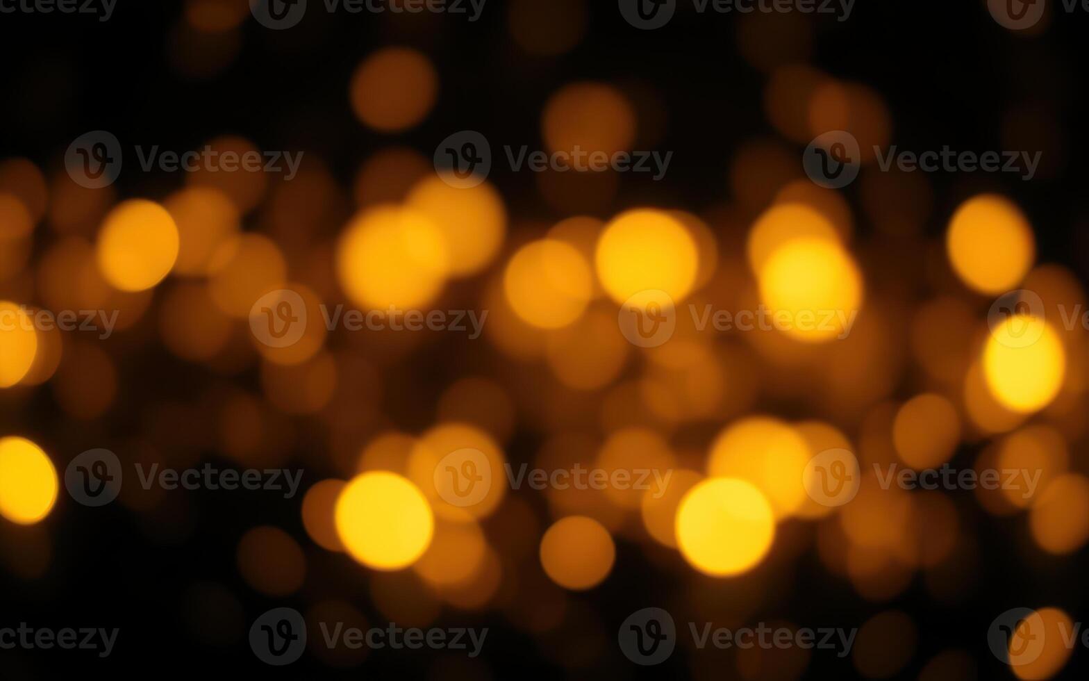 Bright golden bokeh lights create a warm atmosphere during a festive celebration in an outdoor setting at night photo