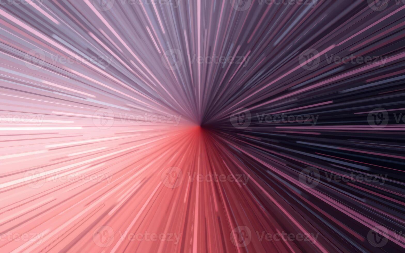 Colorful burst of light rays creating a dynamic visual effect in abstract artistic display photo