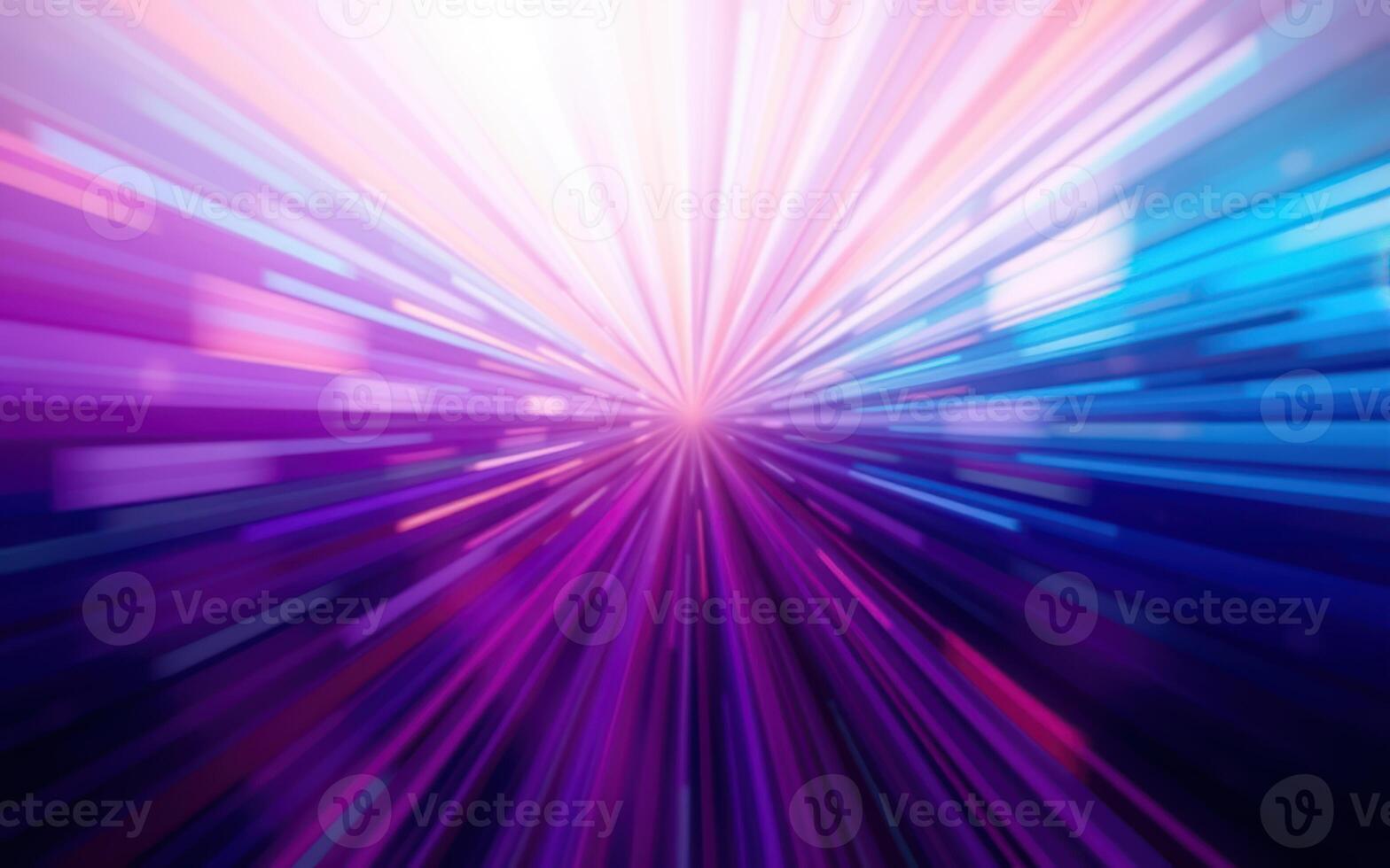 Vibrant burst of colors illustrating light movement through a striking abstract design photo