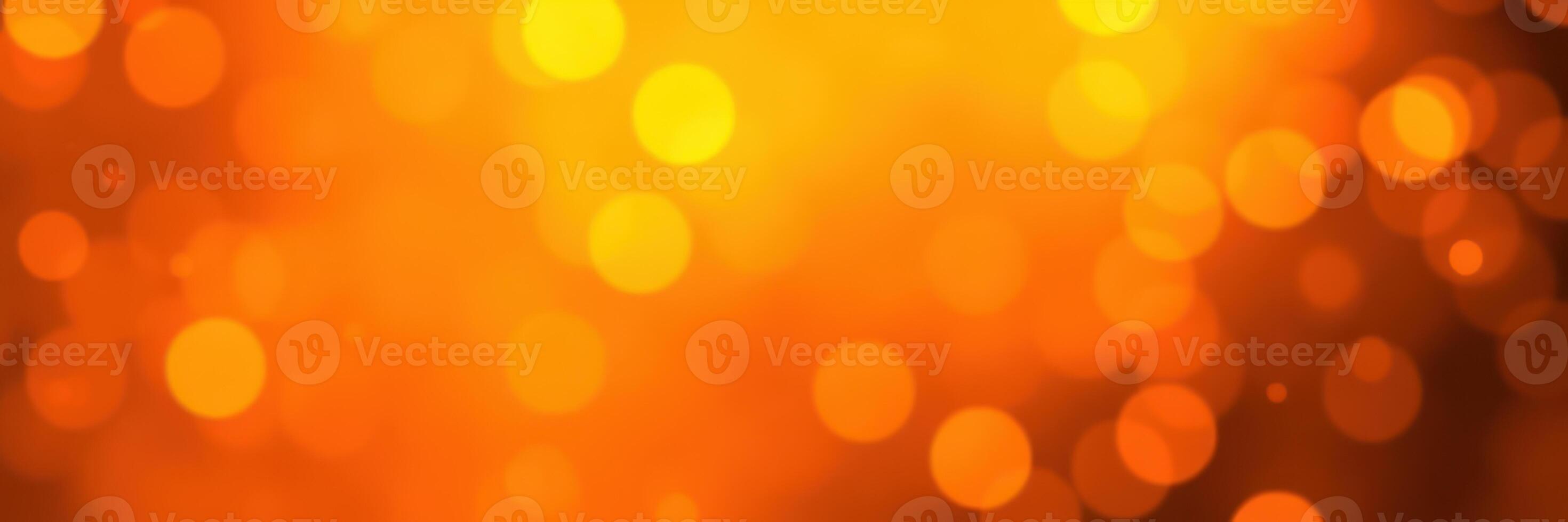 Vibrant bokeh background with warm golden hues during evening hours in a festive atmosphere photo