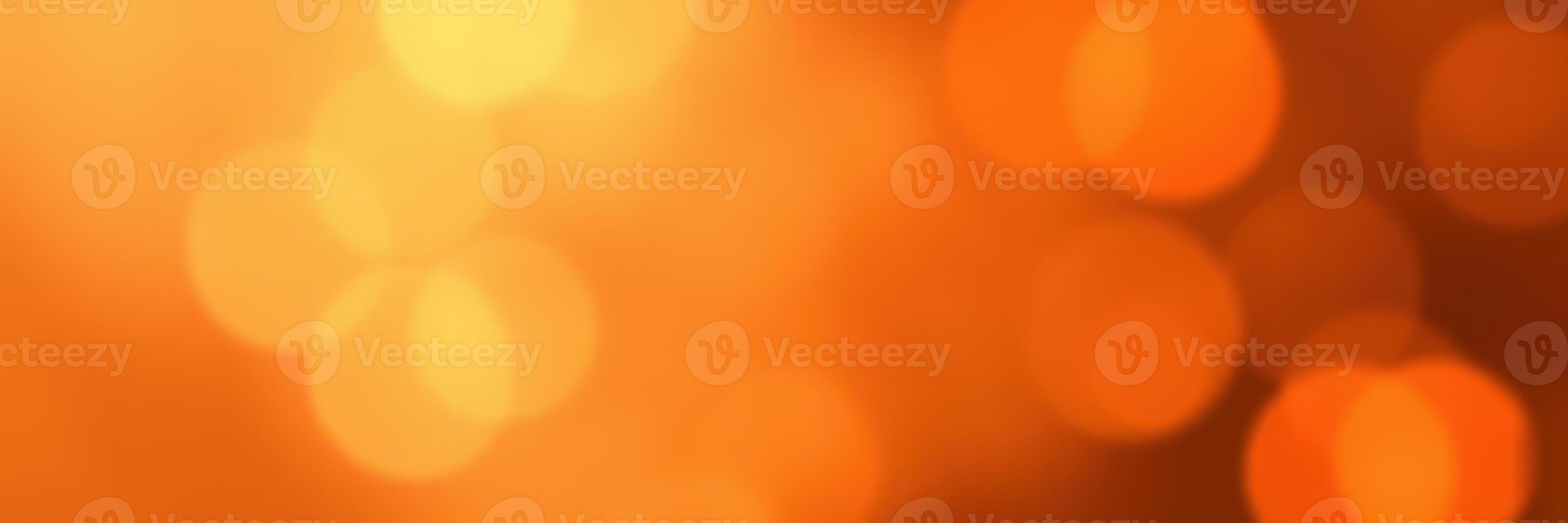 Warm golden bokeh lights create a cozy atmosphere during a sunset or evening event photo