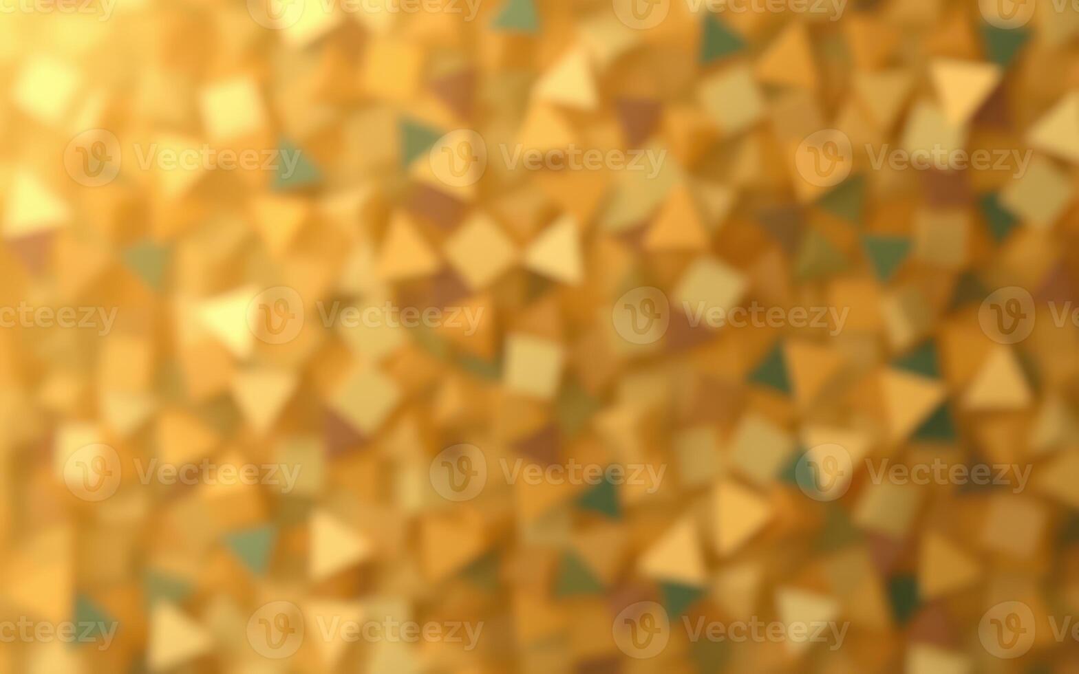 Detailed golden mosaic background creates a warm and inviting atmosphere in a bright space with geometric patterns photo