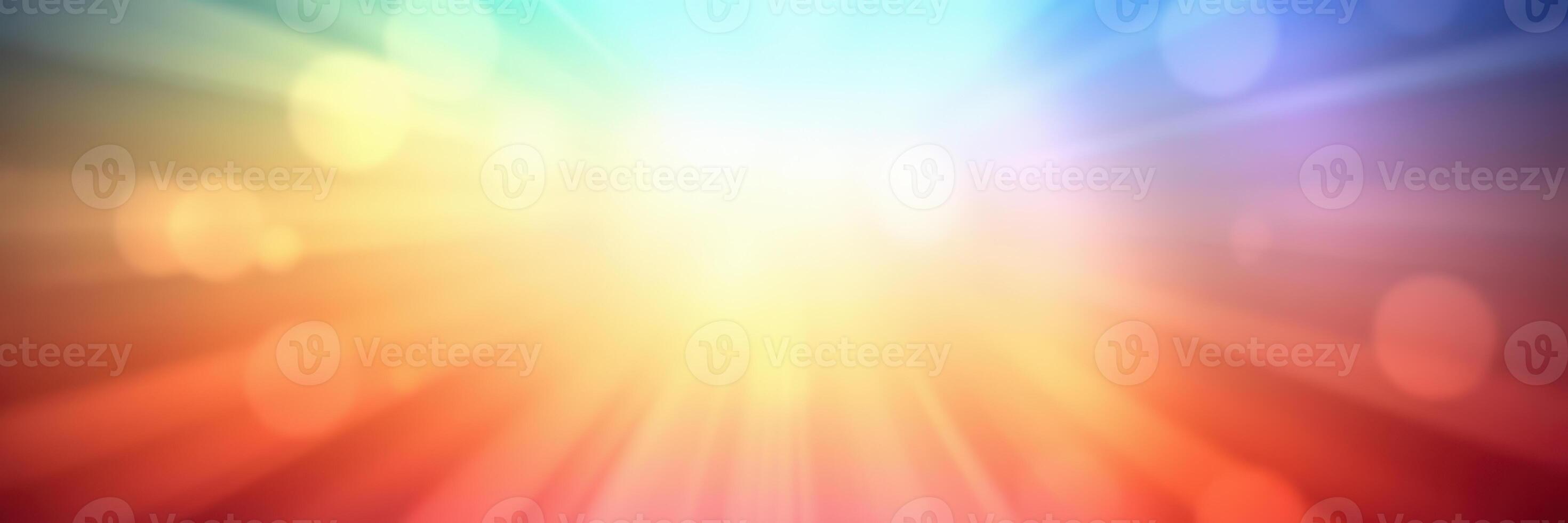 Vibrant light display creates a surreal atmosphere in an abstract setting during the evening hours photo