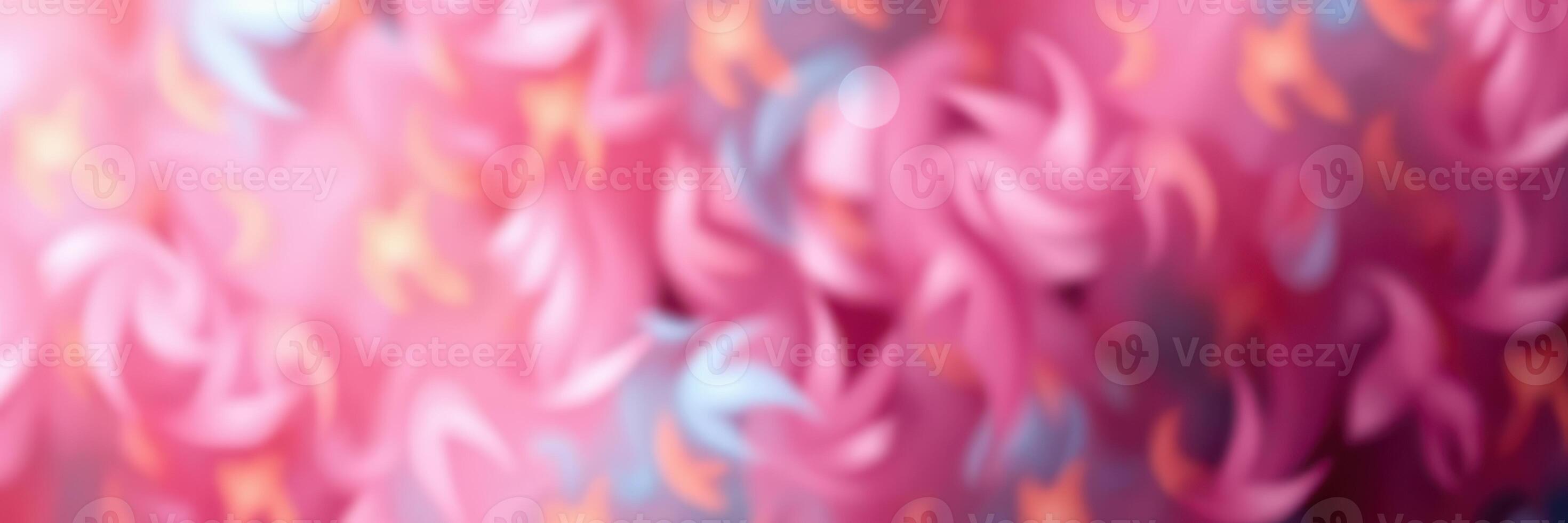 Colorful abstract composition featuring swirling patterns in pink and blue tones photo