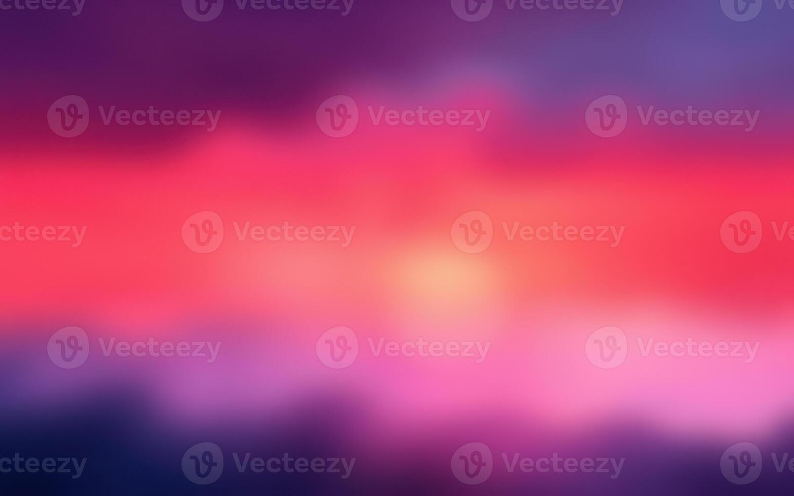 Vibrant sunset over distant hills creating a serene atmosphere in twilight photo