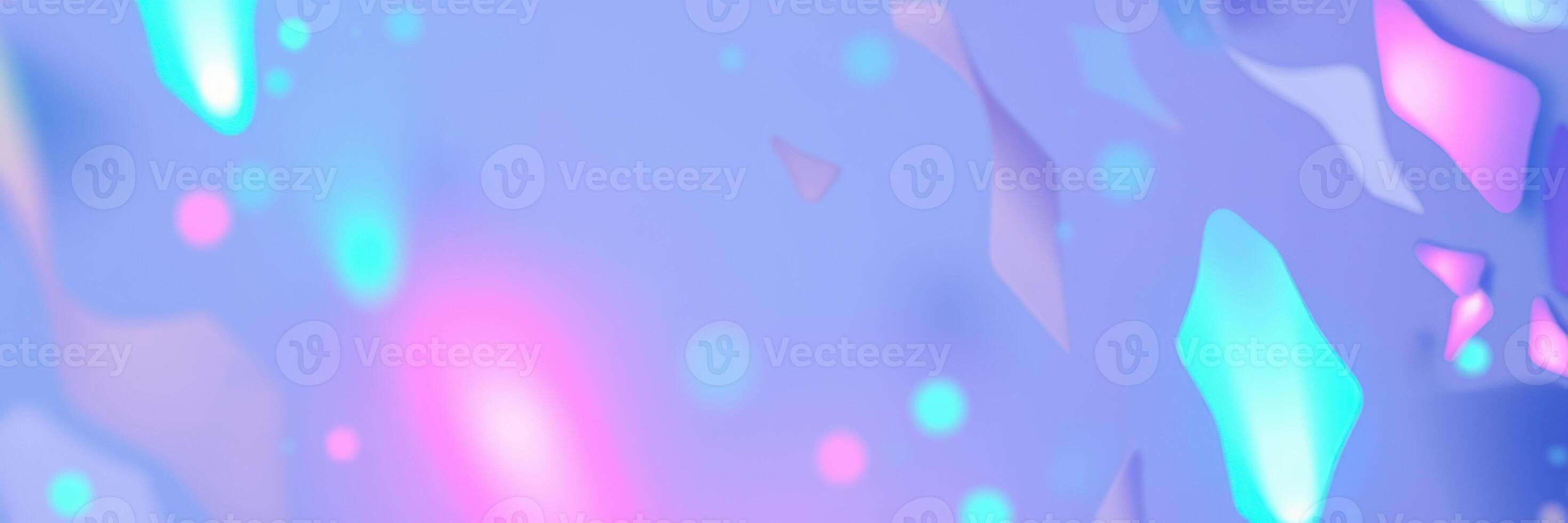 Colorful abstract background with glowing lights in shades of blue, pink, and purple during nighttime photo